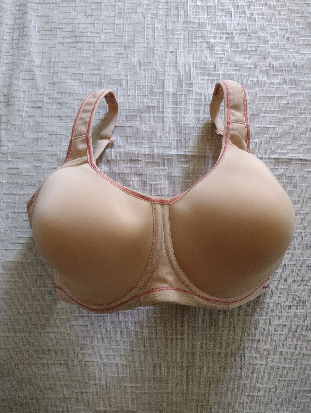 Freya Sonic Sport Underwire Spacer Bra Size 34I AA4892 Nude